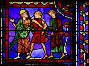 Scene from the Life of St. Martin, Chartres Cathedral